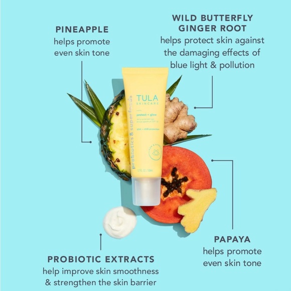 Tula Protect + Glow Daily Sunscreen Gel Broad Spectrum SPF 30 1.7 oz. Exp 3/2025 - Picture 3 of 12